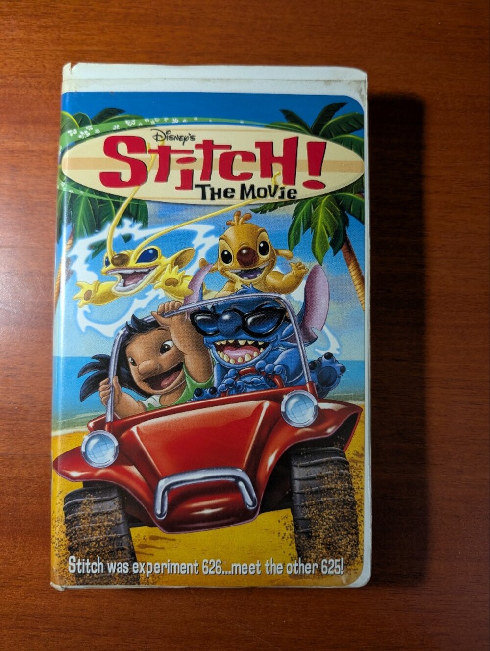 Disney's Stitch The Movie VHS Tape.